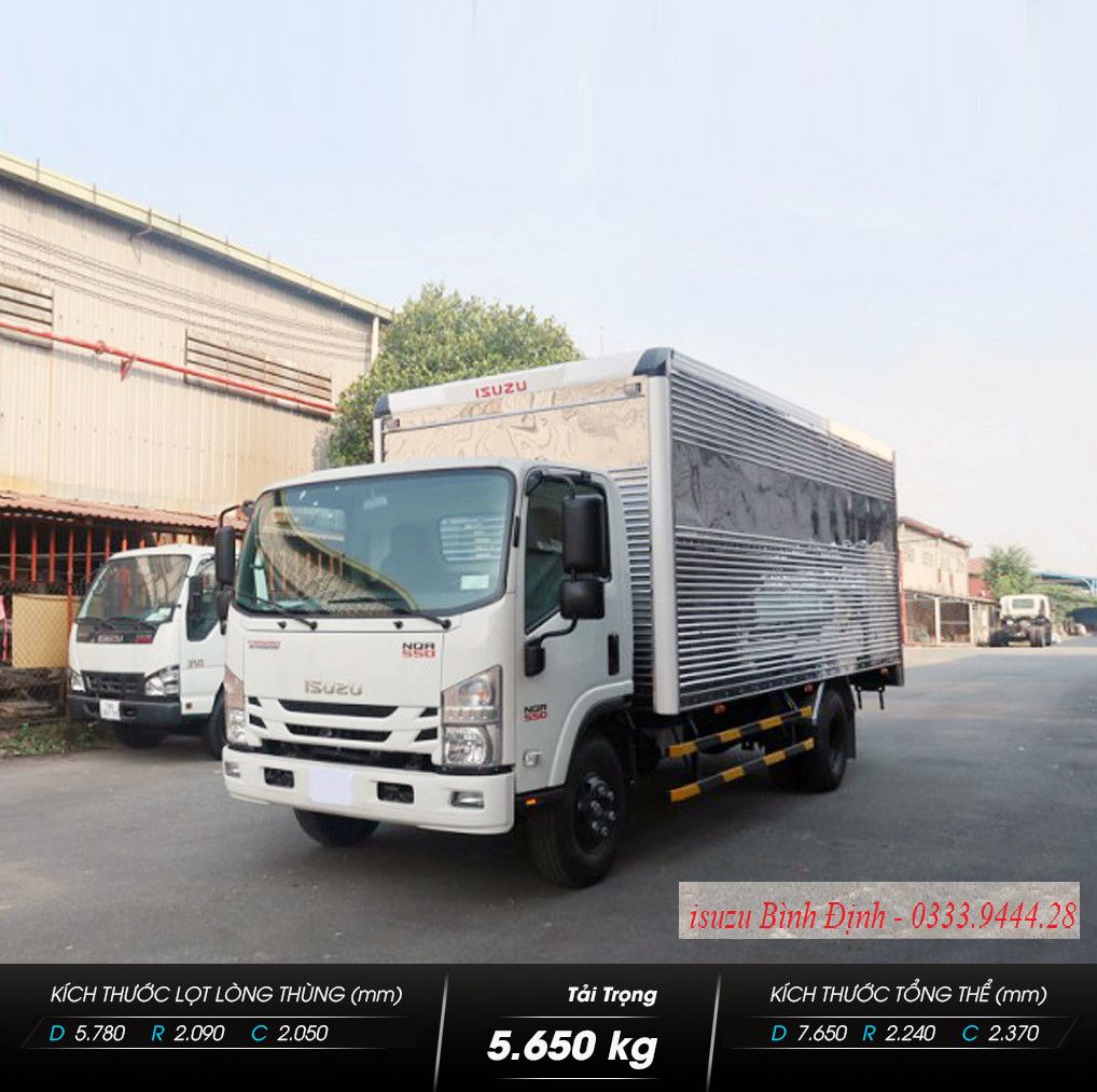 Isuzu NQR550 (NQR75LE4) 5.6 Tấn – Thùng Kín